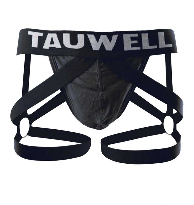 Bielizna jockstrap uprząż męska pasy na uda stringi TAUWELL sport S