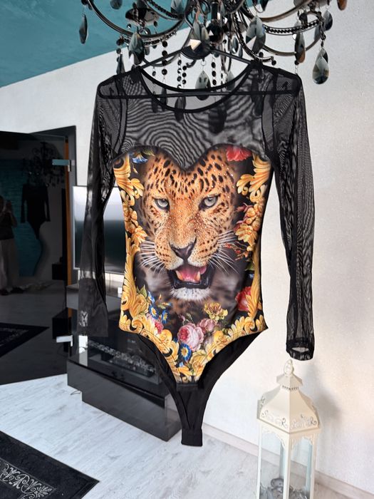 Body z lampartem i zdobieniami – XS/S