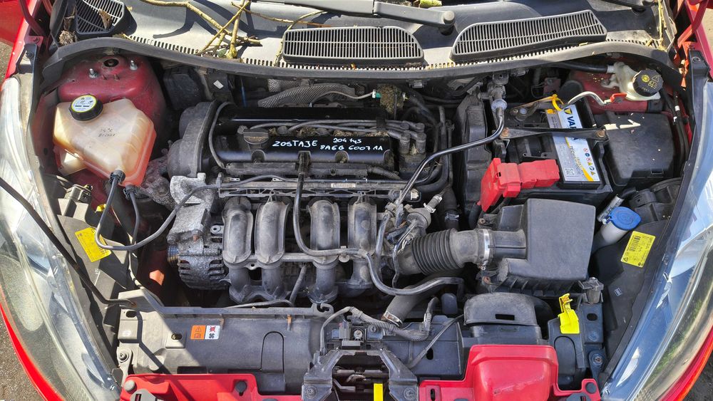 Silnik Ford Fiesta Mk7 1.2 8A6G6007AA przeb. 204Tyś. FV Transport/Dostawa