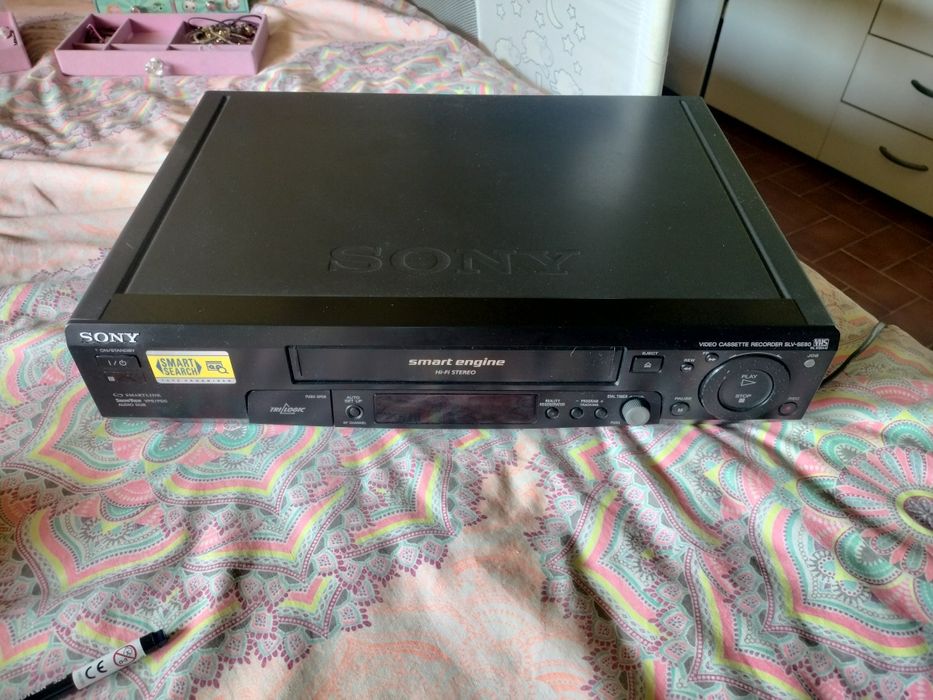 Leitor e Video gravador VHS SONY SLV SE 80 Smart engine irrepreensível como novo