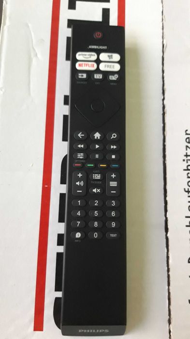 Oryginalny Pilot  Philips AMBILIGHT czarny