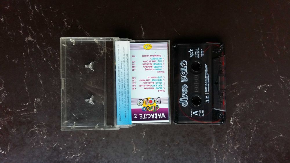 Kaseta magnetofonowa Wakacje z disco polo ,Wyd. Blue Star