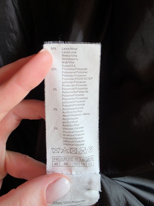 płaszcz wełniany damski (bosmanka) francuskiej marki Camaïeu rozm.46