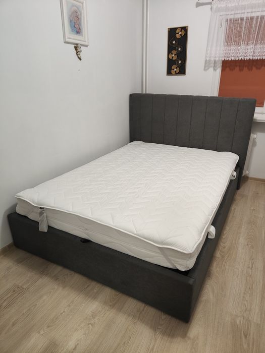 Sprzedam łóżko z materacem, nowe sypialniane 140/200