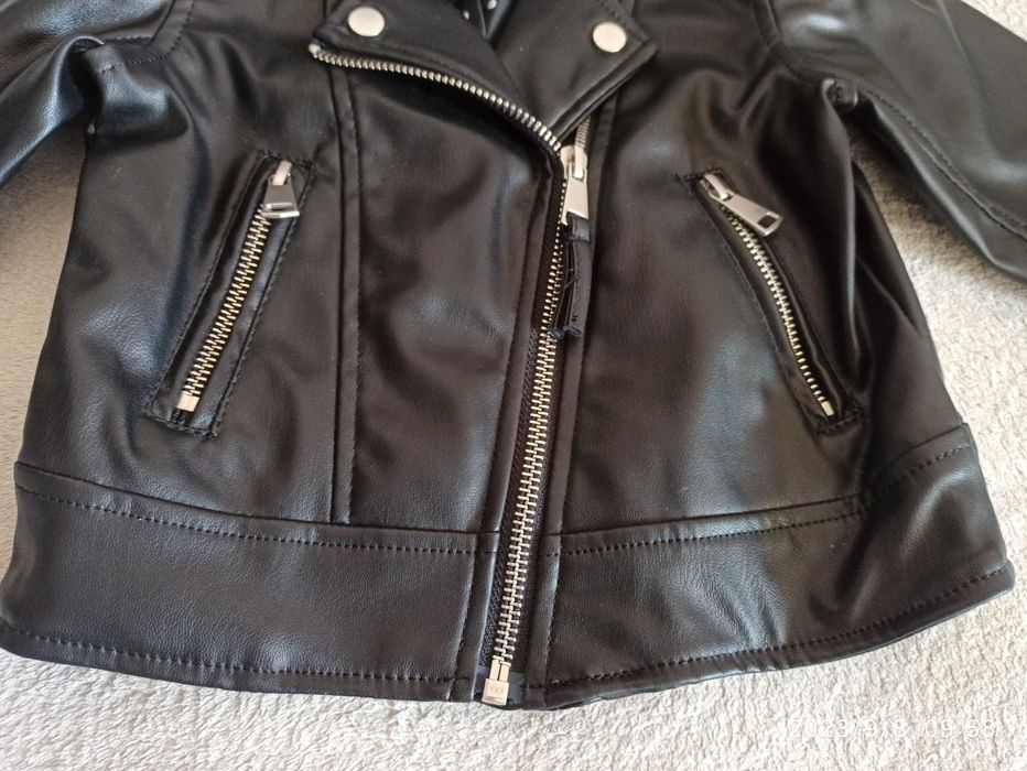 Ramoneska dziewczęca eco skóra h&m 98 (2-3 lata)