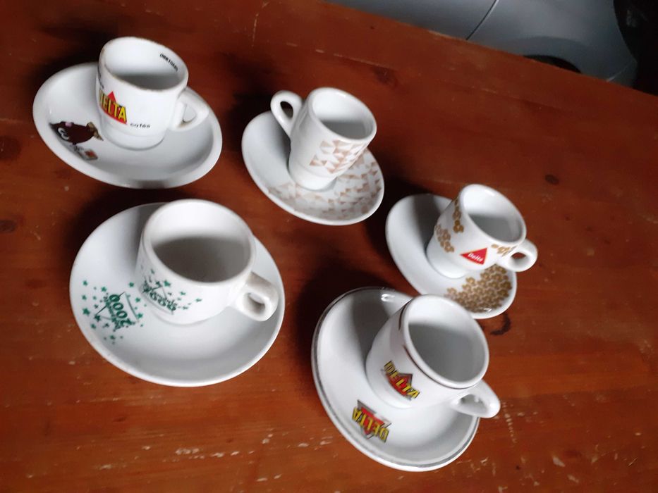 Chávenas de café Delta- coleção