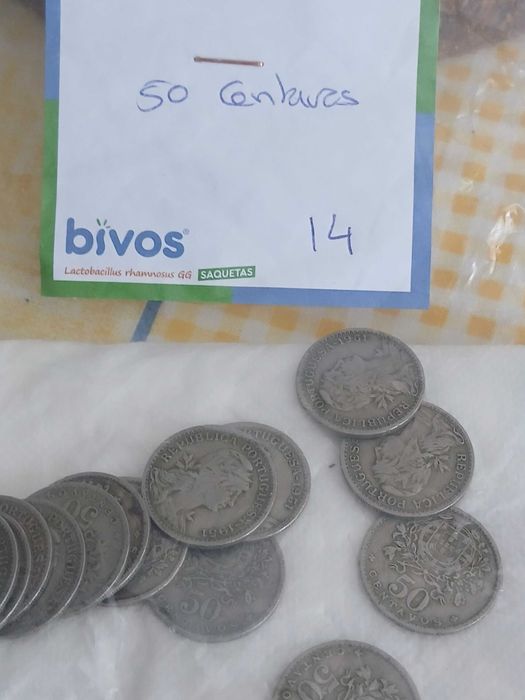 Moedas de 50 centavos ano 1951