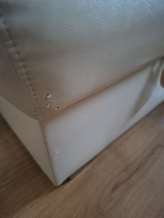 Narożnik ecco skóra z funkcją spania