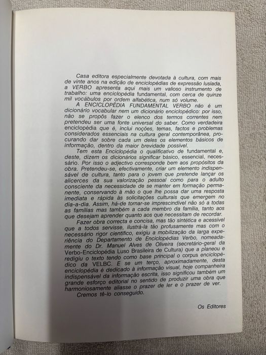 Enciclopédia Fundamental - Verbo