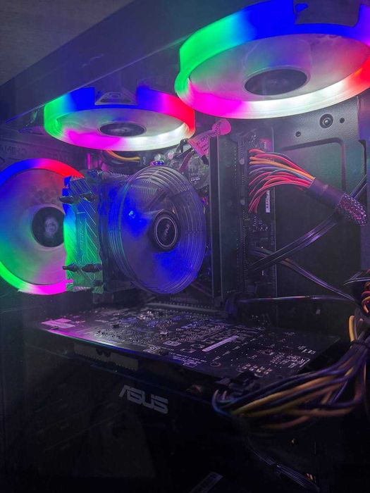 Ігровий ПК i3-10100F / RX 580 8GB / SSD + HDD / Cougar 500W + Гарантія