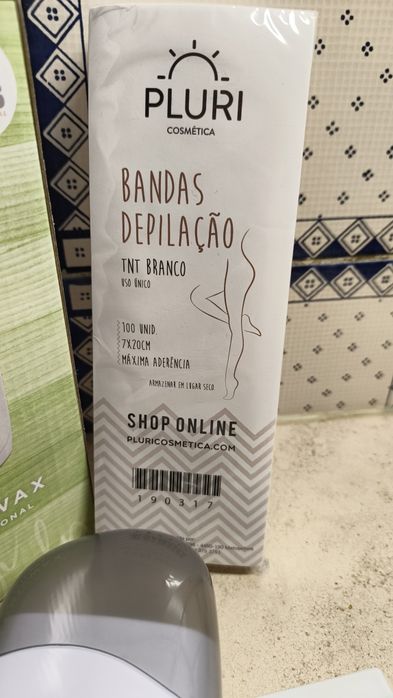Kit de depilação novo