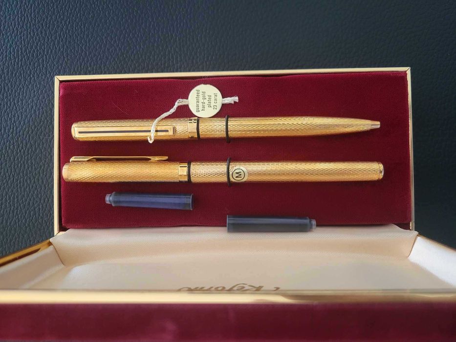 Conjunto Canetas Banhadas a Ouro - Reform