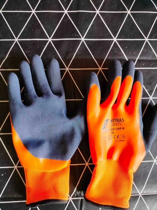 Rękawice robocze NITRAS SAFETY 3560W rozm 10