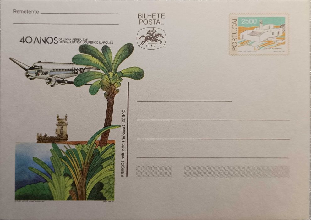 BILHETES POSTAIS antigos de Portugal