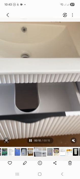 Тумба  з умивальником Кютап 70см