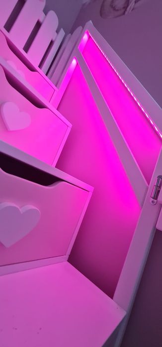 Łóżko piętrowe domek drewniany 90x180