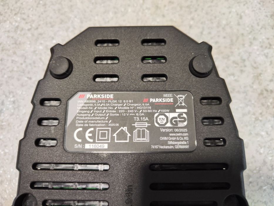 Ładowarka Parkside  Performance PLGK 12 6.0 B1 - Międzyrzecz