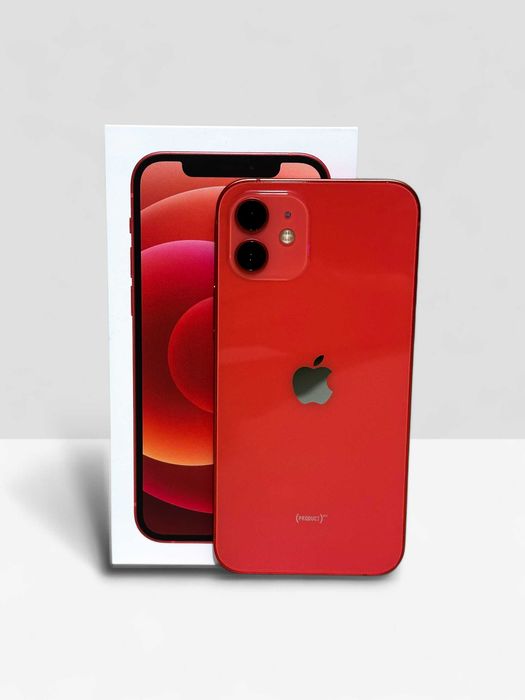 iPhone 12 64GB Product Red - BDB, BATERIA 100%, GWARANCJA, FVAT!
