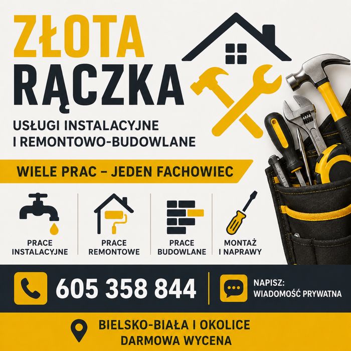 Złota Rączka | Remonty, Naprawy, Montaż | Bielsko-Biała i okolice