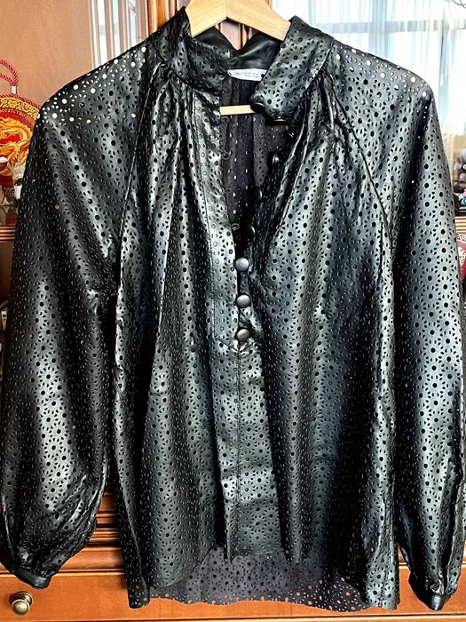 Блуза шкіряна Zara