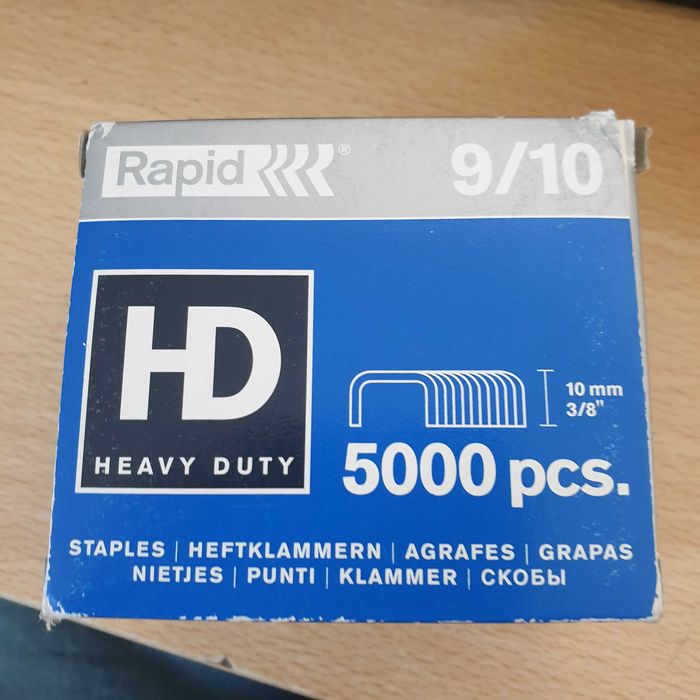 Agrafos rapid 5000 peças medida 9/10 de 10mm 3/8"