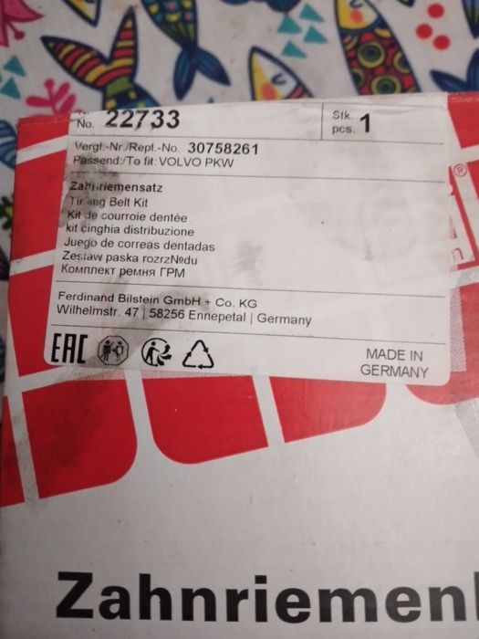 Kit distribuição Volvo S40/V40 1.8i