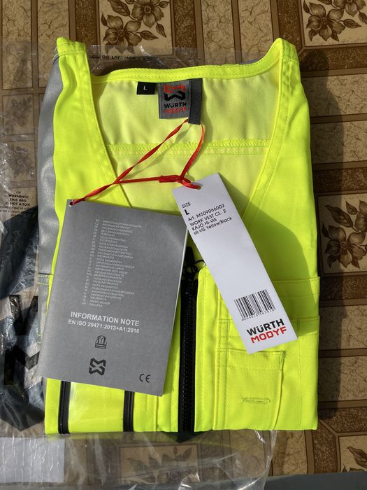 Жилетка сигнальна Würth MODYF Kajo Hi-Vis L EN ISO 20471 Class 2 Нова