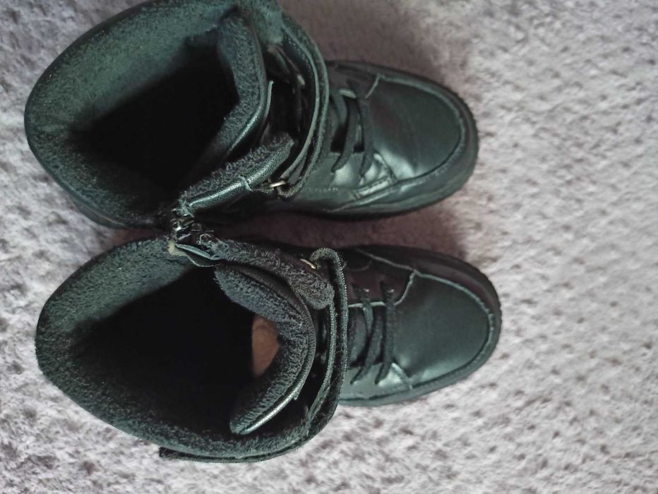 Демісезонні ботінки на флісі, устілка 21,9см