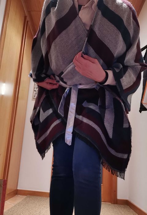 Casaco estilo quimono