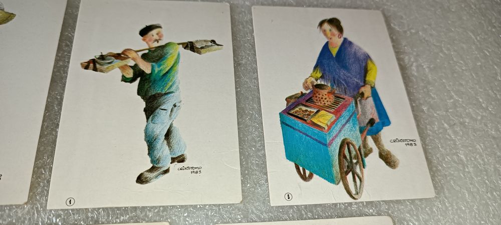 Coleção de 9 calendáriosde bolso coleção numerada de 1983