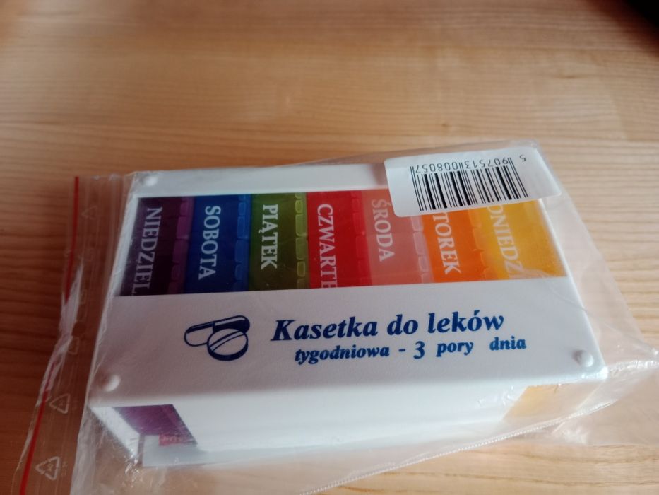 Kasetka na leki ( 3 pory dnia )