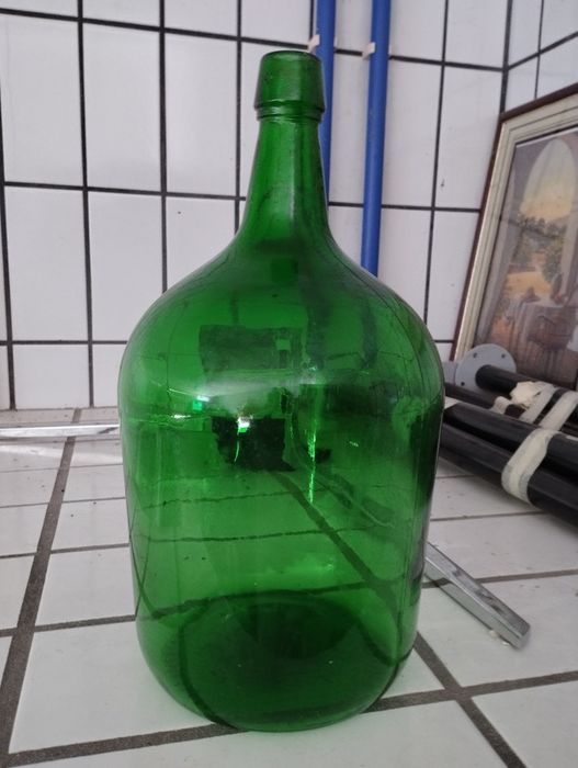 Garrafão em vidro para adorno