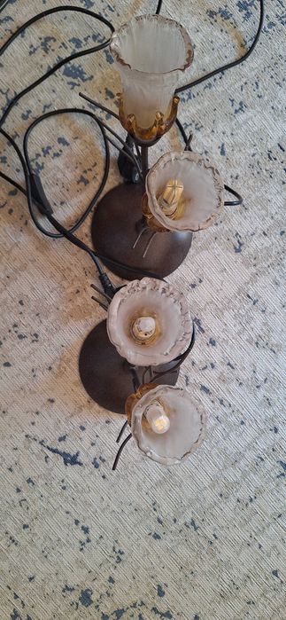 Par de candeeiros de mesinha de cabeceira