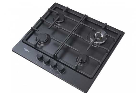 Варильна поверхня газова Whirlpool TGML661NB Варильная поверхность газ