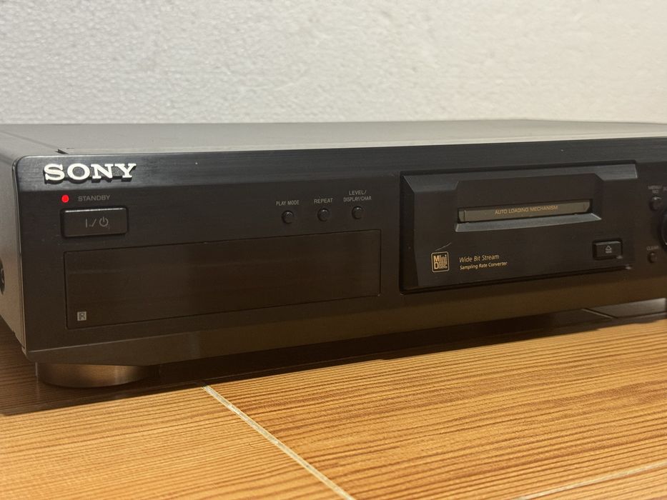 Leitor/Gravador Sony Mini Disc