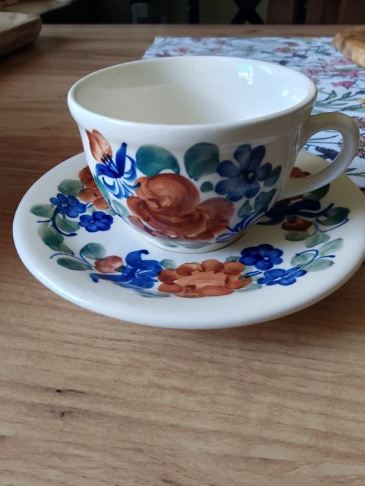 art deco piękny serwis do kawy prl