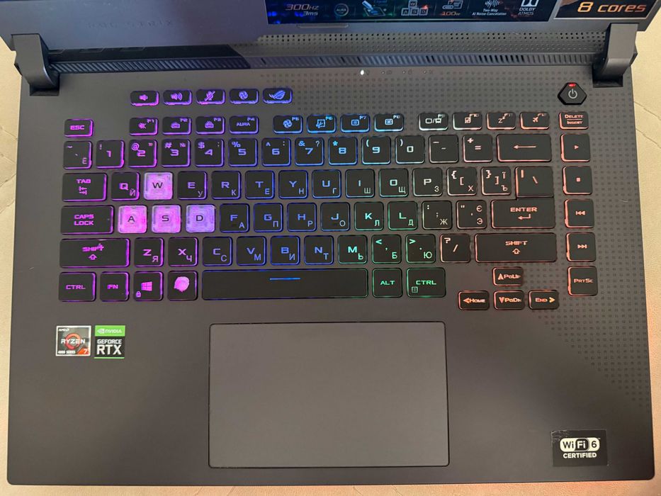 ASUS ROG Strix G513IM 15" IPS FHD 300Hz 3ms/Ryzen 7 4800HX/512GB SSD/32GB RAM/NVIDIA RTX 3060, 6GB/Windows 11
