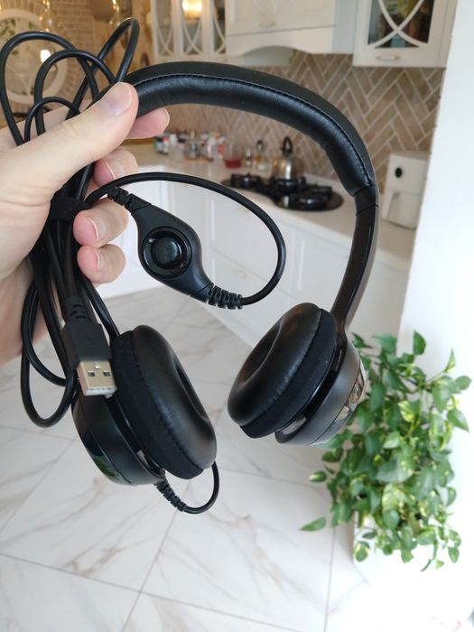 Наушники для компьютера,logic h390; комп'ютерні навушники