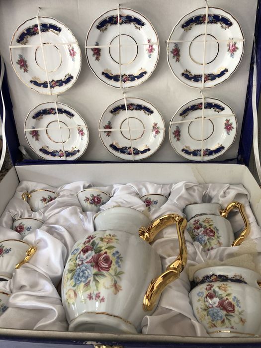 Conjunto chá porcelana