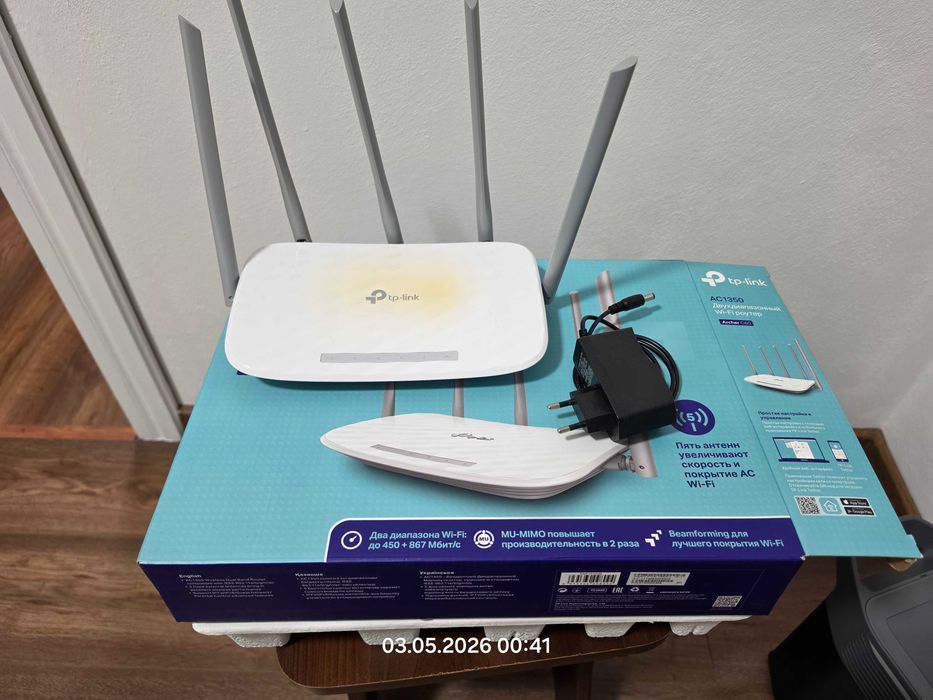 TP-Link Archer C60 AC1350 Dual Band Wi-Fi роутер