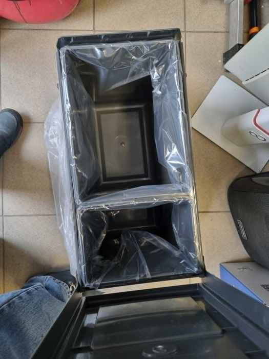 kosz na śmieci dwu komorowy  do zabudowa Nowy