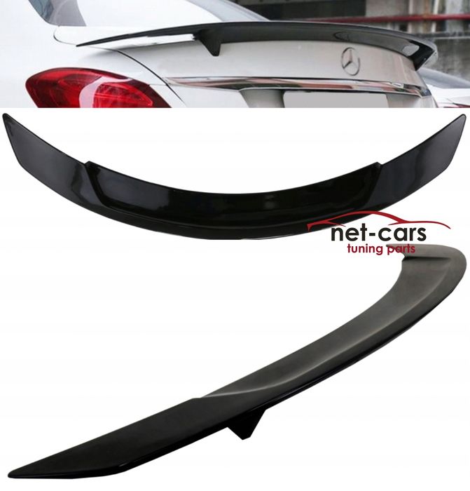 Spoiler lotka klapy MERCEDES C W205 AMG wzór GTS czarny połysk