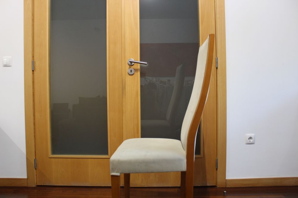 Cadeiras de jantar em tecido (x6)