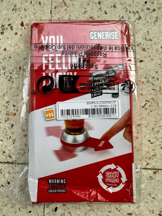 Jogo Drinking Games - Shot Spinner (1 peça) - novo!