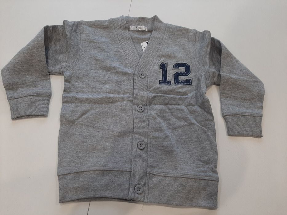 Bluza sweterek szary 2/3 92 cm