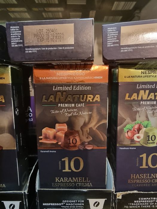 Віо-Кава LaNatura в капсулах для машин з системою Nesspreso.