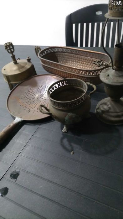 Lote peças em latão /cobre