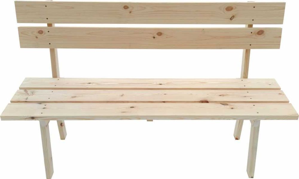 Drewniana ławka ogrodowa 150cm 3-osobowa wysyłka