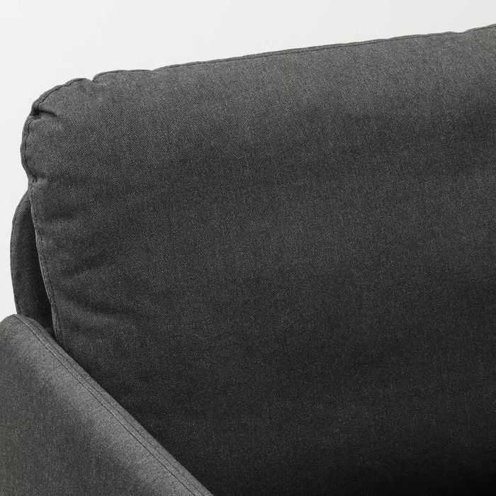 Sofá 2 Lugares Ikea GLOSTAD Knisa cinzento escuro