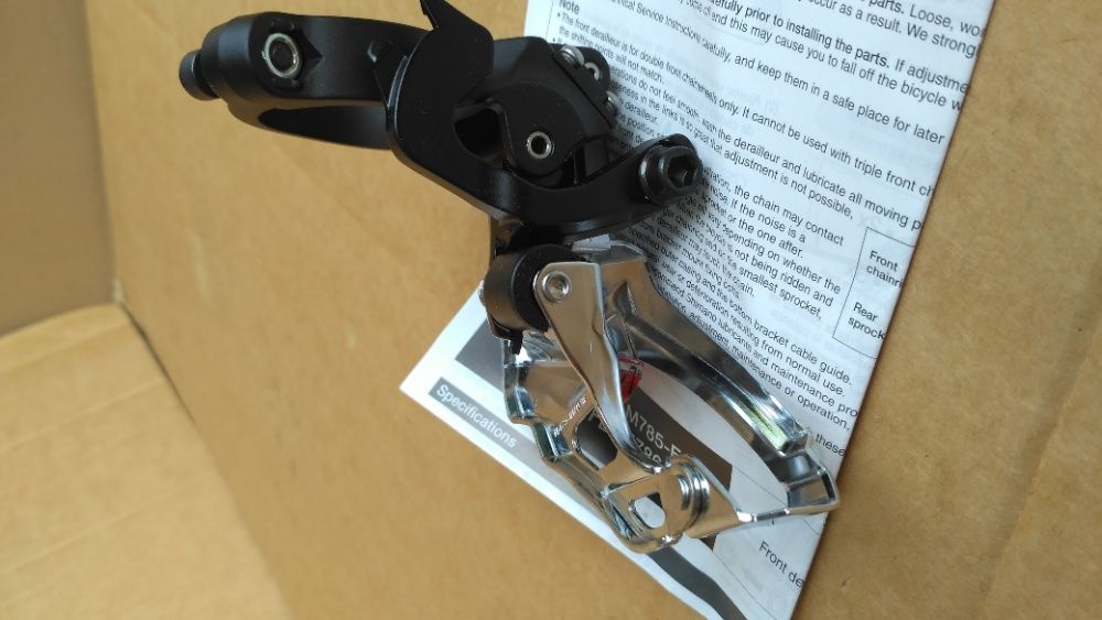 Передний переключатель Shimano Deore XT FD-M786 2х10, (новый)